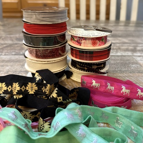 Fold over skinny elastic lot - fold,