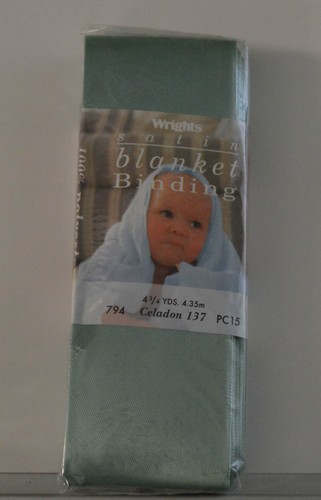 Wrights satin blanket - blanket, binding