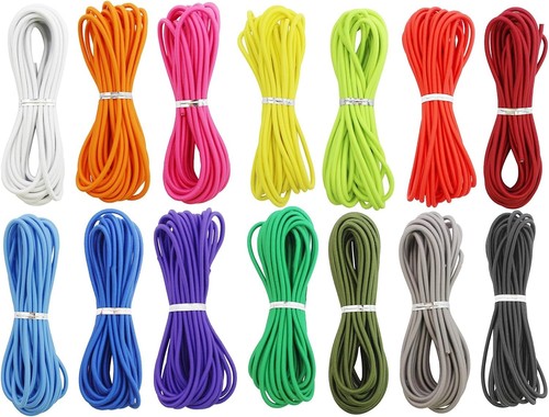 3mm colored elastic bungee - colored,