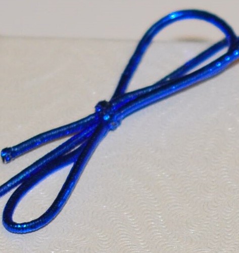 50pc metallic stretch loops - stretch,