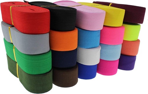Assorted color knit elastic - knit,